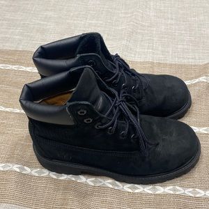 Kids TIMBERLAND BOOTS black SIZE 3 great deal